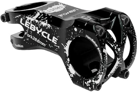 HOUSON Verstellbarer Vorbau ±17° | 70mm CNC Alu | 31.8/28.6mm | Leichtbau-Schaft | Für MTB/DH/AM | Schwarz