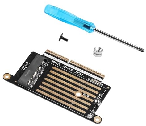 ELFJMZP PH415 - Adattatore SSD per MacBook Pro 2016-2017 A1708, NGFF M.2 M-Key NVME convertitore supporta SSD 2230/2242, compatibile con macOS 10.14 Mojave e versioni successive