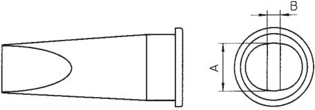 Weller LHT-E Loetspitze Flachform Spitzen-Groeße 6.7mm Inhalt 1St.