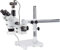 AmScope SM-3TZ-54S-5M Trinokulares LED Boom Ständer Stereomikroskop mit 5MP Kamera, 3.5X-90X, Weiß