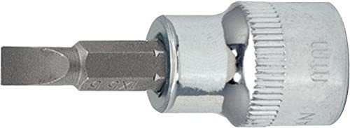 KS Tools 918.1792 1/2 CHROMEplus Bit-Stecknuss Schlitz, 10mm