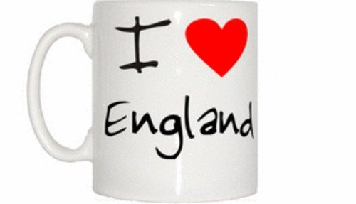 I Love Heart England Mug