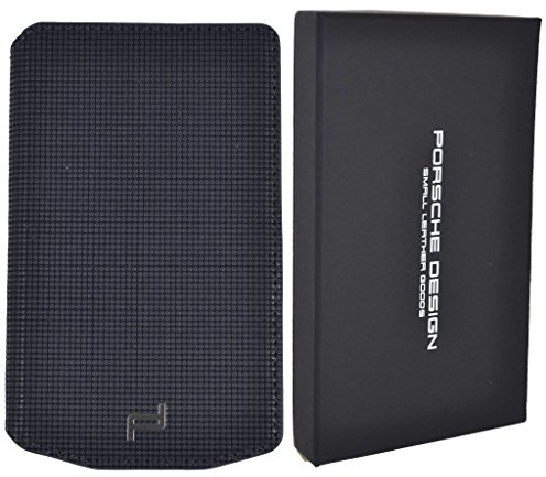 Porsche design P’9983 Étui portefeuille en cuir véritable pour Blackberry Bleu foncé