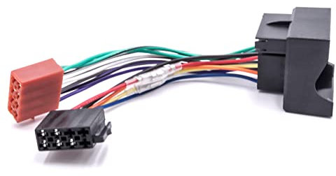 vhbw Autoradio ISO Adapter kompatibel mit Ford Mondeo ab 2003 Auto-Modell