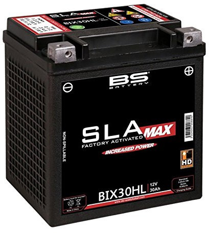 Batterie à gel scellée pré-activée BS Sla-Max BIX30HL 12 V 30 Ah 400 CCA
