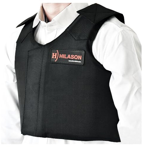 Bull Riding Vest Hilason Kids Junior Youth Black Bull Pro Rodeo Cordura