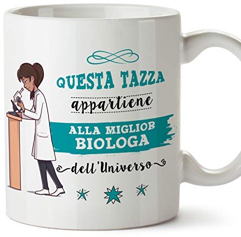Mugffins Tazza Biologa (Migliore dell' Universo) - Idee Regali Originali Biologia
