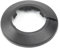 MroMax Passend für schwarze Kunststoffrohrabdeckung – 4 cm Außendurchmesser, 40 mm Rosette, dekorative Heizkörperrohrmanschette