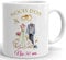 Taza de regalo de cumpleaños, 50 años de boda, boda, boda, decoración de oro original, pareja romántica