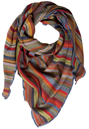 Invero, Merino Dreieckstuch Tiziana, 100% Wolle (Jeans)