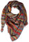 Invero, Merino Dreieckstuch Tiziana, 100% Wolle (Jeans)