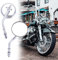 Motorrad spiegel, M8 8mm Chrom Runde Rückspiegel Für Softail Slim Forty Eight XL1200X Sportster 1200 Street Glide
