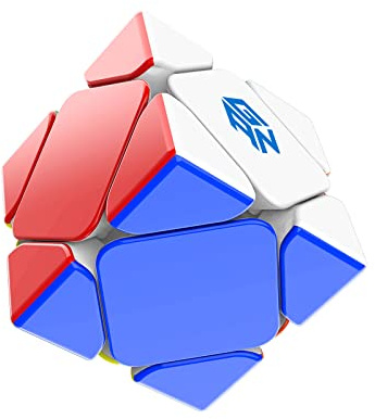 GAN Skewb, 32 Magnetischer Speedcube Gans Skweb Puzzle Cube Magischer Würfel(UV Coated)