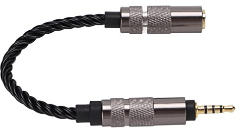 ciciglow 2.5mm to 3.5mm Stereo Jack Cable Adapter,2.5mm Male to 3.5mm Female Stereo Audio Jack Adapter Headset Converter Connector for Smartphones Headphone Tablets