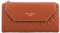 Gallantry Portefeuille Femme Longue Tri-pli - Porte-Carte Monnaie Tout-en-Un - Similicuir Matelassé Carreaux Fermeture Eclaire Magnétique - Fin Léger - Camel Longue