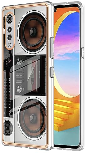 BLOTECH Hülle für LG Velvet 4G 5G Schutz Schutzhülle Anti-Kratzer Hart PC Rückdeckel Glatte Rückseite Bumper Handyhülle Elektrodengestell mit Beschichteter Oberfläche Griff-Fall für LG Velvet 4G 5G