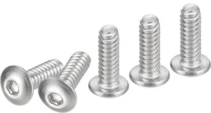 DTGN #4-40x5/16 Viti a Testa Svasata con Presa Esagonale - 100pz Ideali per Macchine Acciaio inossidabile 304 18/8 Guida Esagonale Filettatura UNC