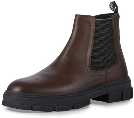 MARCO TOZZI by Guido Maria Kretschmer Herren Chelsea Boots aus Leder mit Reißverschluss