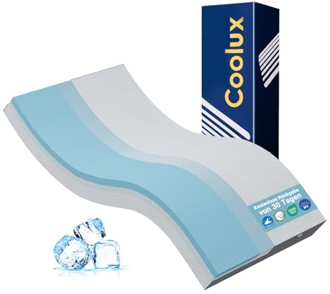 Coolux Sleep Matratze 120x200 Kaltschaummatratze 7-Zonen Orthopädische Rollmatratze Öko-Tex Zertifiziert Härtegrad-H3 16cm Memory Schaum Kindermatratze Mit Bezug, Abnehmbar & Waschbar