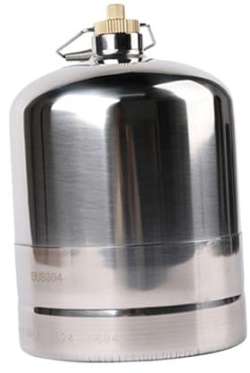 Colcolo Cilindro de Tanque de Gas, Tanque de Gas para Acampar, Botella de Gas Recargable vacía, Recipiente de Gas para Acampar, Recipiente de Combustible para, 1.35L