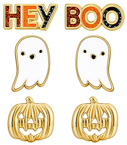 LILIE&WHITE Halloween Ohrringe Damen Halloween Ohrringe Statement Halloween Ohrringe Halloween Earrings Halloween Geschenk Für Frauen