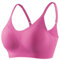 GXIN Non Wired Bras for Women Seamless Push Up Padded Bra Full Coverage Wireless Support Comfort Soft Everyday Bra (UK, Alpha, XL, Regular, Regular, Standard, Rose red)