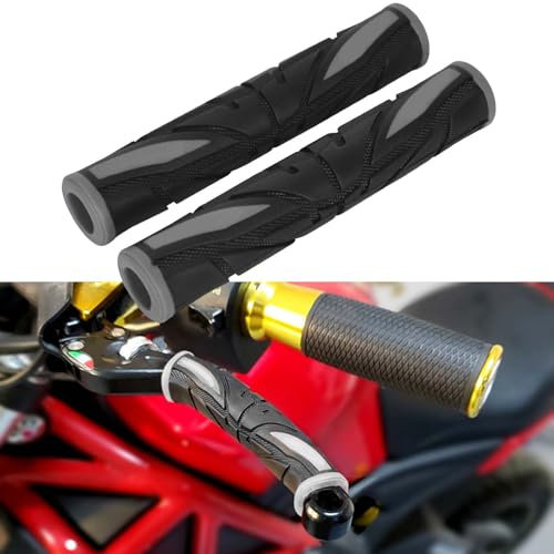 Zimoer 1 par Antideslizante de Palanca de Freno de Motocicleta, Funda Maneta Freno Bicicleta, Protectores para Manetas de Bici, Funda Protectora para Palanca de Freno para Motocicletas (Gris)
