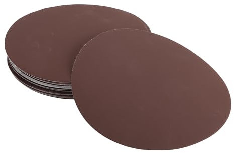 INFINAUTO Discos de Lijado 9 1500 Grit Reparación Automotriz Redonda Gancho y Lazo Papel de Lija Óxido de Aluminio Base de Papel Rojo 30 Pzas