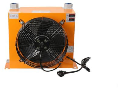 TABODD AH1012T-CA Hydraulischer Luftkühler Luftgekühlter Öl Diffusor, 100 L/min Luftgekühlter Ölkühler 220V Modifizierter Kraftstofftank-Kühlkühler, Luftkühlter Ölkühler