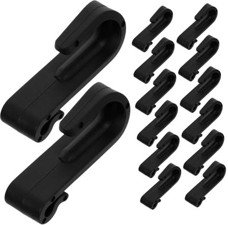 PartyKindom 20 Stück Haken Zum Einhängen Kunststoff Aufbewahrungshaken Aufhängehaken Badezimmerhaken Kleine Haken Küchenutensilienhaken über Den Schubladenhaken Der Tür Kleiderhaken