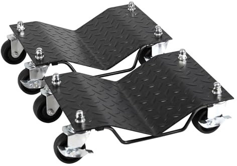 wagenheber Auto Auto-Rad-Dolly für Bewegen von Autos, Auto-Dollys im 2er-Set, Fahrzeug-Dolly Heavy Duty für Motorräder hebebühne Auto