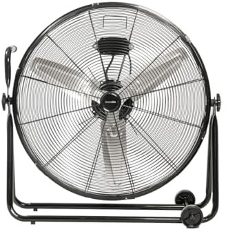 UNIVERSALBLUE Ventilador Industrial de Suelo | Begro | 61 cm de Diámetro | 3 Aspas de Aluminio | Potente 160W | Cabezal Ajustable | 3 Velocidades | Estilo Vintage - Industrial