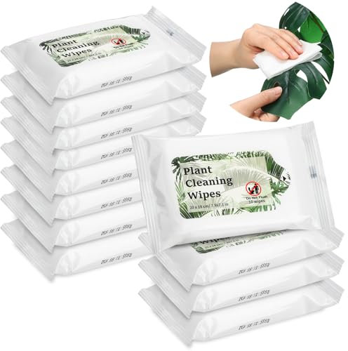 Nuanchu 120 Pcs Plants Cleaning Wipes for Leaves,plant Leaf Cleaner and Shine Wipe,unscented Thick Photosynthesis Wipes Leaf Cleaner for House Indoor & Outdoor