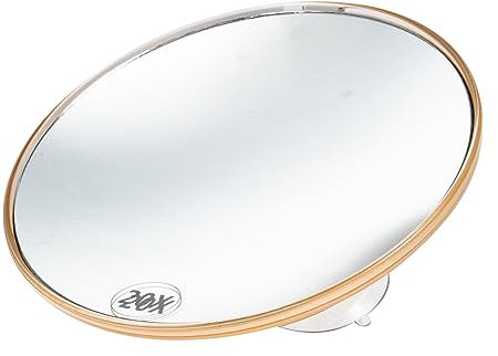 DECOMELODY Miroir De Maquillage sur Pied avec Ventouse Miroir Grossissant pour Salle De Bain Et Chambre Accessoire Pratique pour Femmes Et Artistes du Maquillage