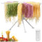 BUTORY Essiccatore Pasta Fresca Pieghevole Asciugatrice per Pasta con 10 Manici Stendipasta per Pasta Fresca per Spaghetti Portatile Fino A 2 kg Riutilizzabile per Pasta Riutilizzabile