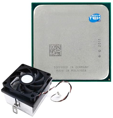 SIMPLETEK - FX‑8120 Sockel AM3+ Desktop Prozessor mit 8 Kernen, 3.1 GHz Basis, 125 W TDP, Bulldozer Architektur, inklusive Kühlkörper (Generalüberholt)