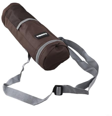 Glacière pour bouteille d'eau avec bandoulière pour amateurs de plein air (1,5 l, gris)