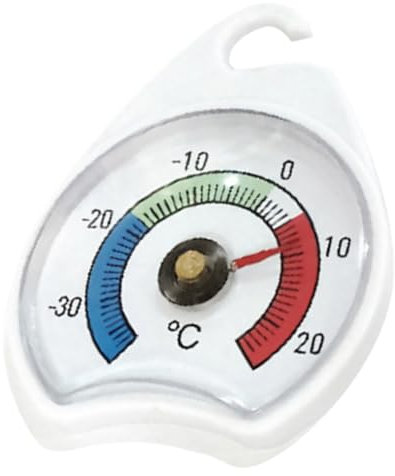 UTHCLO Termómetro Para Alimentos Digital Nevera Termómetros Carne Termómetros De Congelador Termostato De Nevera Termometro Nevera Congelador Termómetro De Cocina El Plastico Blanco