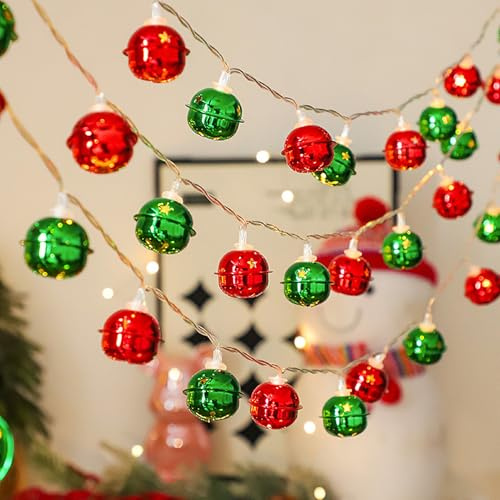 FUFRE Weihnachtslichterkette Lichterkette Weihnachtsbaum Innen Mini LED Schneemann Smart Lichterkette Schneemann Batteriebetrieben für Weihnachtsbaum Kamin Schlafzimmer (A)