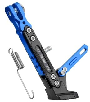 Verstellbarer Seitenständer Universal Motorrad Ständer Verstellbarer Stativhalter Fußseitenstütze Parkroller