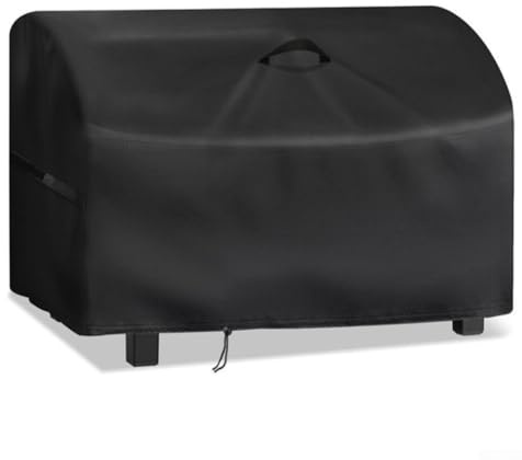 Spelonify Robuste 420D Oxford Tischkohlegrillabdeckung für Royal Gourmet CD1519, wasserabweisend, UV-beständiger Grillschutz mit winddichten Riemen, 71,1 x 48,3 x 48,3 cm, Schwarz