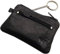 myledershop Büffel Leder Schlüsseltasche/Schlüsseletui/Schlüsselmäppchen/Schlüsselbörse MJ-Design-Germany in verschiedenen Farben (Schwarz)