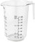 Fackelmann 42411 Verre Doseur de 1 litre, Verre à Mesurer pour Patisserie, Gobelet Mesureur Transparent, Cruche Graduée, Plastique, Transparent, 14,5 x 11 x 16 cm