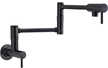 Pfister Lita Pot Filler Faucet, Wall Mounted Kitchen Faucet, Tuscan Bronze GT533PFY