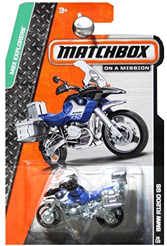 Matchbox 2014 MBX Explorers BMW R1200 GS Motorcycle in Blue