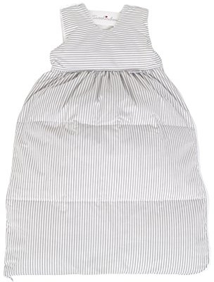 Tavolinchen Babyschlafsack Daunenschlafsack Streifen klassisch Kinderschlafsack - grau - 90cm
