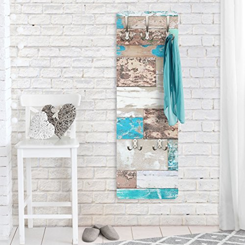 Bilderwelten Garderobe - Top Maritim Garderoben, Größe HxB:105cm x 34cm, Motiv:Maritime Planks