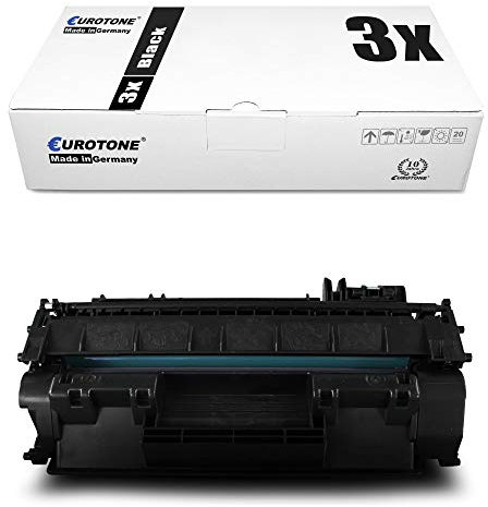 3X Müller Printware kompatibler Toner für HP Laserjet Pro 400 M 401 a dw d DN dne n ersetzt CF280X 80X