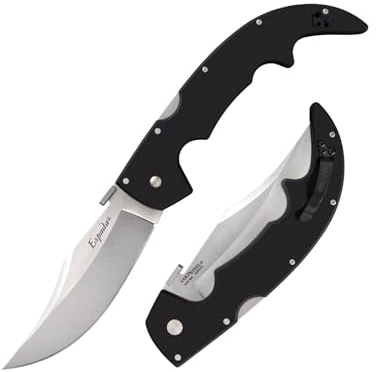 Cold Steel, Taschenmesser, Large Espada Lockback Black, Klinge: 14 cm, G10, Schwarz, Klappmesser, Taschenclip, Satin Finish