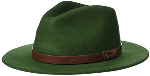 Brixton Unisex-Erwachsene Messer Fedora Filzhut, Moss, SMALL